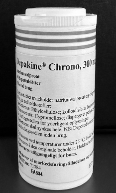 Depakine Chrono depottabletter 300 mg Epione Medicine ApS
