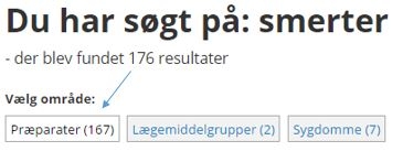 Søgefunktion pro.medicin.dk