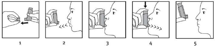 Trimbow Abacus Medicine A/S inhalationsspray, opløsning 87 + 5 + 9 mikrogram