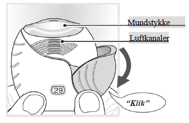 Trelegy Ellipta® Orifarm A/S inhalationspulver, afdelt 92+55+22 mikrogram