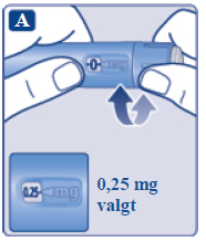 Ozempic Novo Nordisk A/S injektionsvæske, opløsning i fyldt pen 0,25 mg