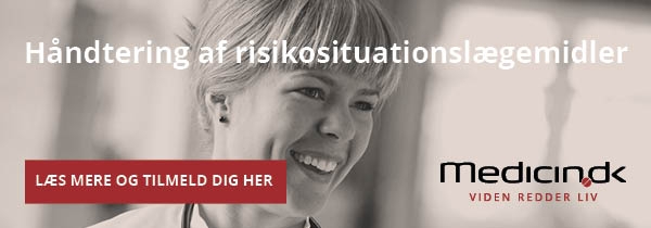 Banner Kursus i håndtering af risikosituationslægemidler