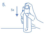 Ebixa® 2care4 ApS oral opløsning 5 mg/0,5 ml