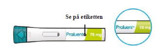 Praluent injektionsvæske, opløsning i fyldt pen 75 mg Sanofi Winthrop Industrie